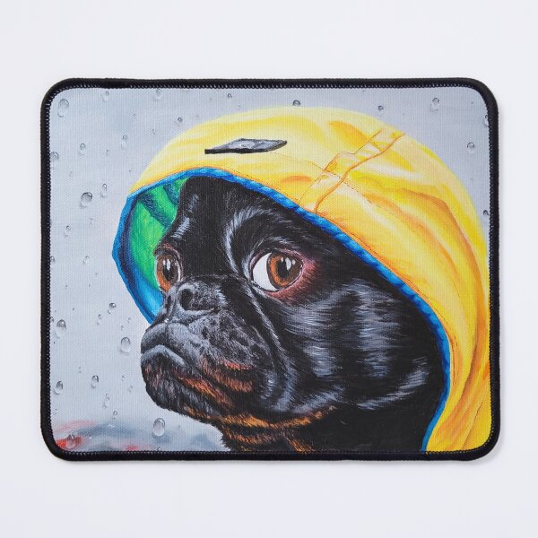 Item preview, Raincoat Pug designed and sold by SabinasArts.