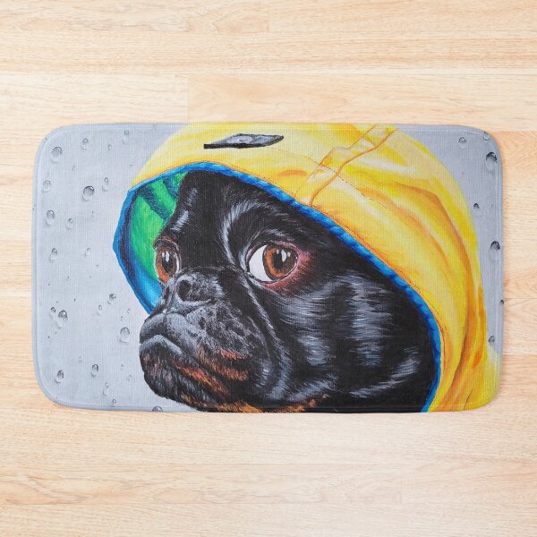 Item preview, Raincoat Pug designed and sold by SabinasArts.