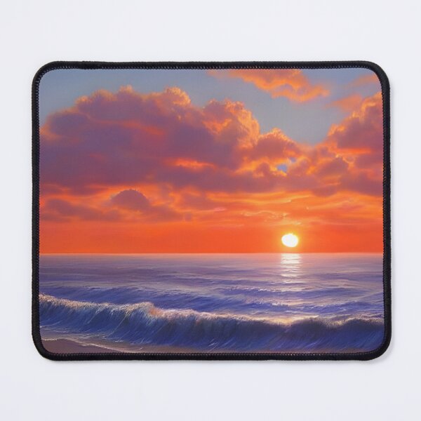 Item preview, Sunset over the ocean  designed and sold by kuri7996.