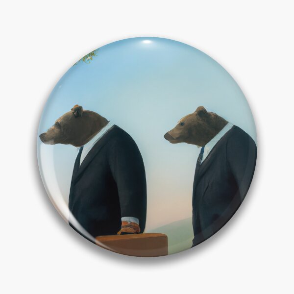 Item preview, Bears going to work, Rene Magritte designed and sold by ArtifAI.