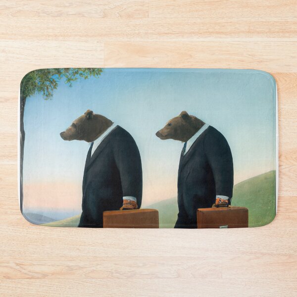Item preview, Bears going to work, Rene Magritte designed and sold by ArtifAI.