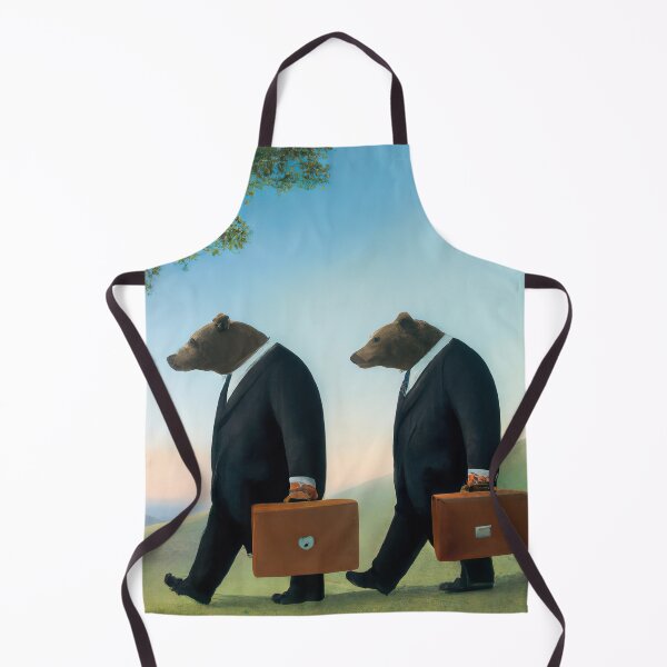 Item preview, Bears going to work, Rene Magritte designed and sold by ArtifAI.