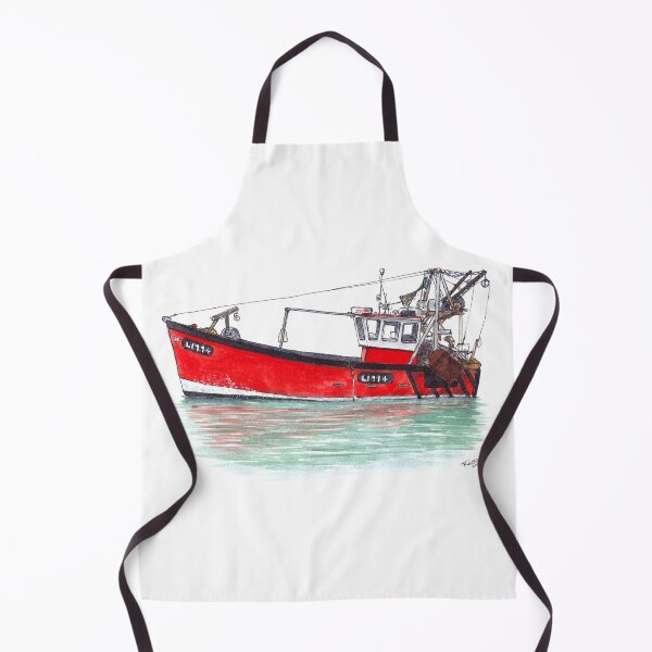 Item preview, Whitstable Fishing Boat Watercolour designed and sold by Tom Napper Design.