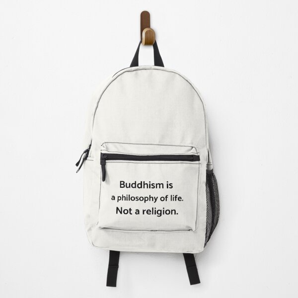 Item preview, Buddhism is not a religion. Buddha, quote sticker designed and sold by Chill-designz.