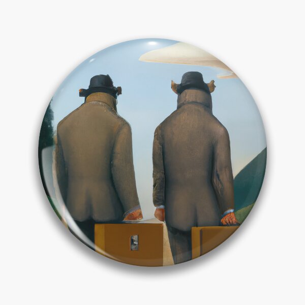 Item preview, Bears going to work, Rene Magritte designed and sold by ArtifAI.