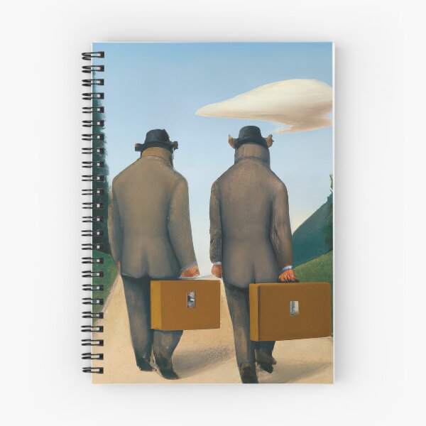 Item preview, Bears going to work, Rene Magritte designed and sold by ArtifAI.