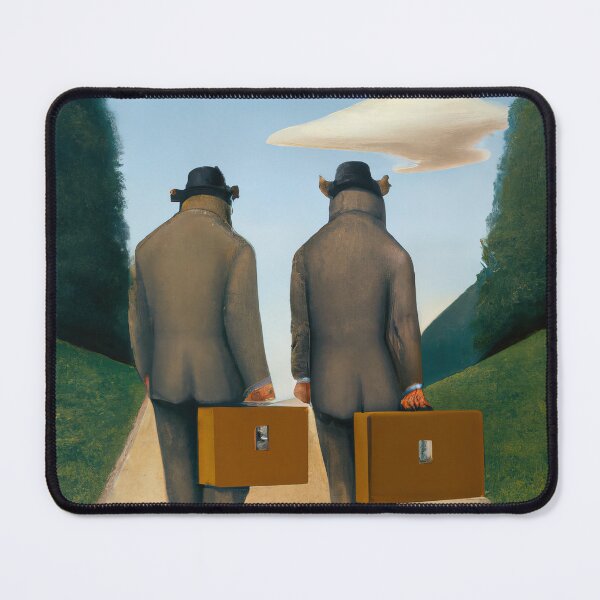 Item preview, Bears going to work, Rene Magritte designed and sold by ArtifAI.
