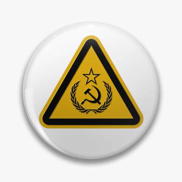 Item preview, Soviet caution sign vector designed and sold by pictapix.