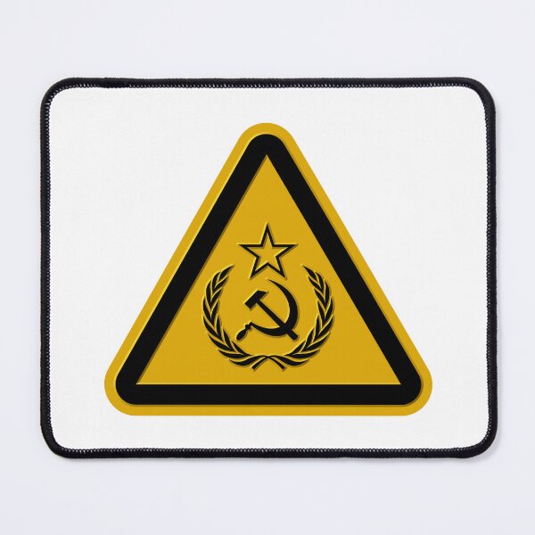 Item preview, Soviet caution sign vector designed and sold by pictapix.