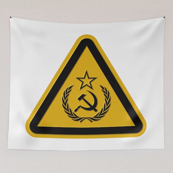 Item preview, Soviet caution sign vector designed and sold by pictapix.
