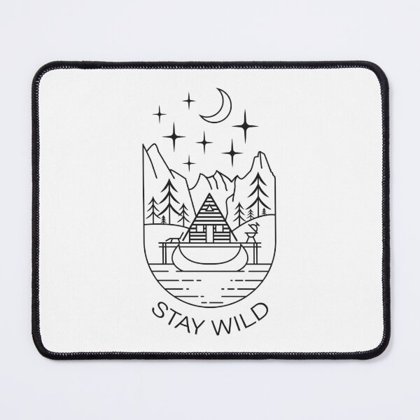 Item preview, Stay Wild (black version) designed and sold by Blekfo.