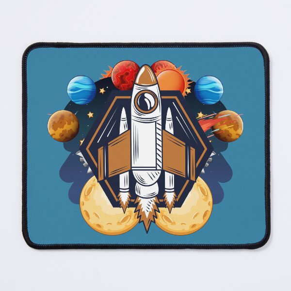 Item preview, Rocket Flying In Space designed and sold by ArtOfStars.