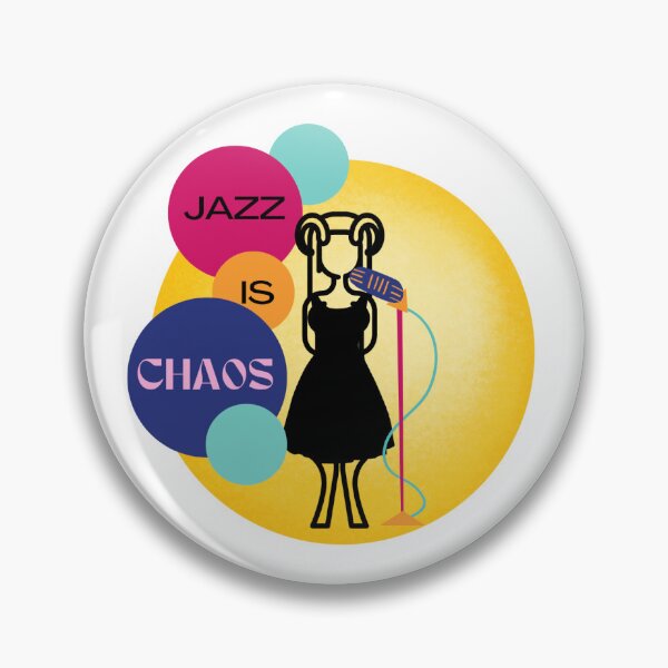 Item preview, Jazz is Chaos Sticker designed and sold by ArtInKind.