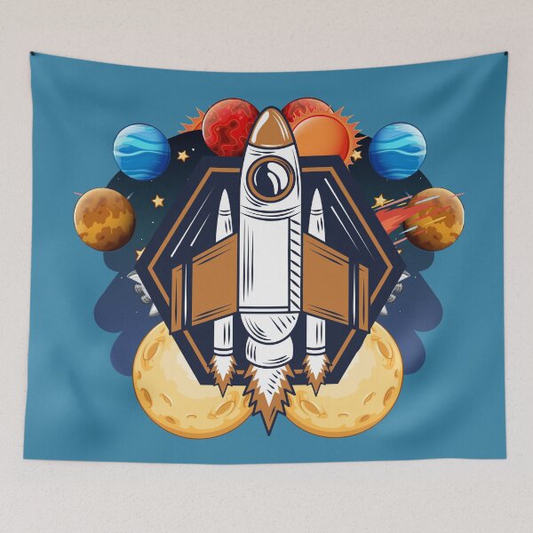 Item preview, Rocket Flying In Space  designed and sold by ArtOfStars.