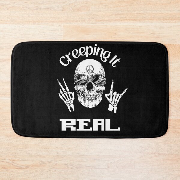 Item preview, Creeping It Real Skull Aviator Sunglasses Retro Peace Sign designed and sold by OutdoorsZee1.