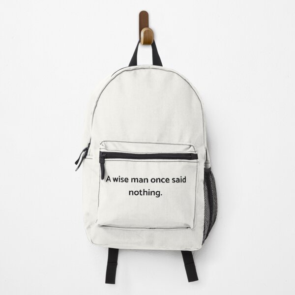 Item preview, Awise man once said nothing. Buddha, quote sticker designed and sold by Chill-designz.