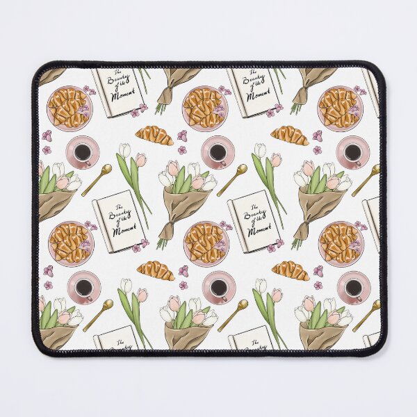 Item preview, Breakfast French Coffee Time Reading Girl Addict  Blogger Life Illustration designed and sold by CreativeBu.