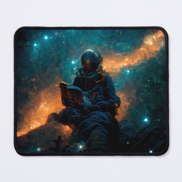 Item preview, Astronaut reading in deep space designed and sold by Gabriele Marcucci.