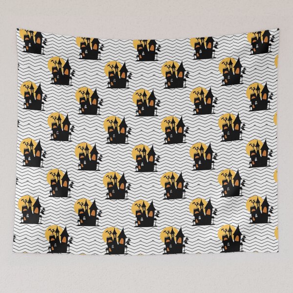 Item preview, Haunted House Pattern Halloween Alternative Costume Idea designed and sold by MimsTees.