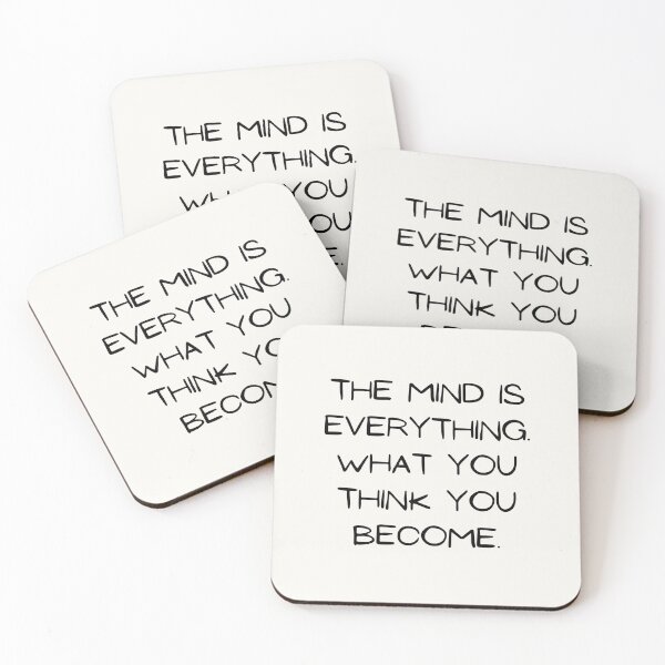 Item preview, The mind is everything. Buddha, quote sticker designed and sold by Chill-designz.