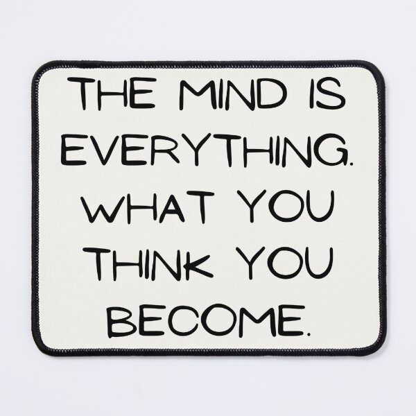 Item preview, The mind is everything. Buddha, quote sticker designed and sold by Chill-designz.