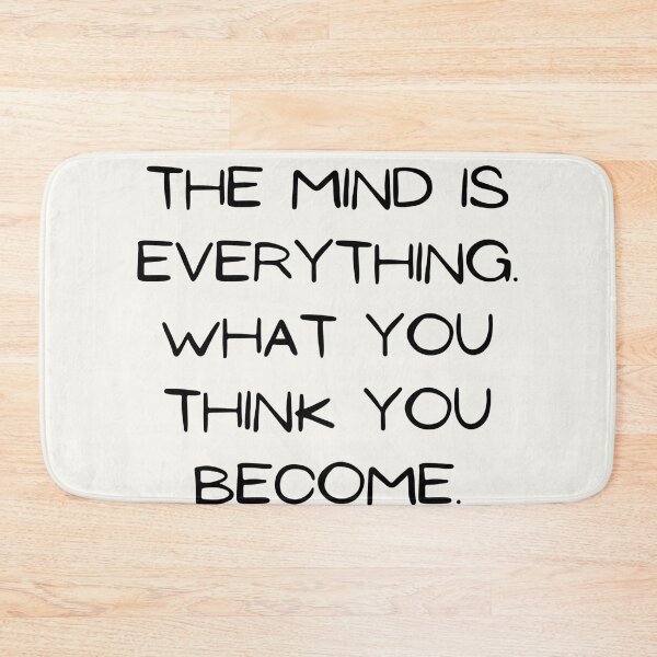 Item preview, The mind is everything. Buddha, quote sticker designed and sold by Chill-designz.
