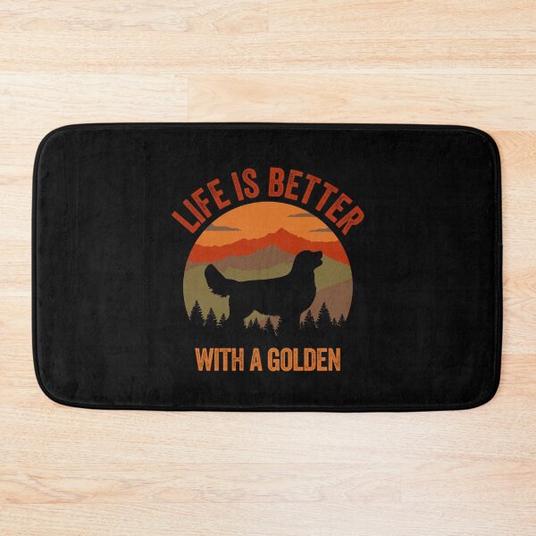 Item preview, Life Is Better With A Golden Retriever Vintage Country Dog Gift  designed and sold by Guarddogdrive.