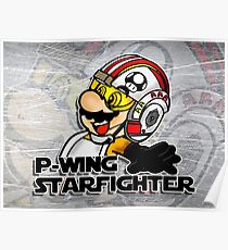 P-Wing Starfighter (Print Version) Poster