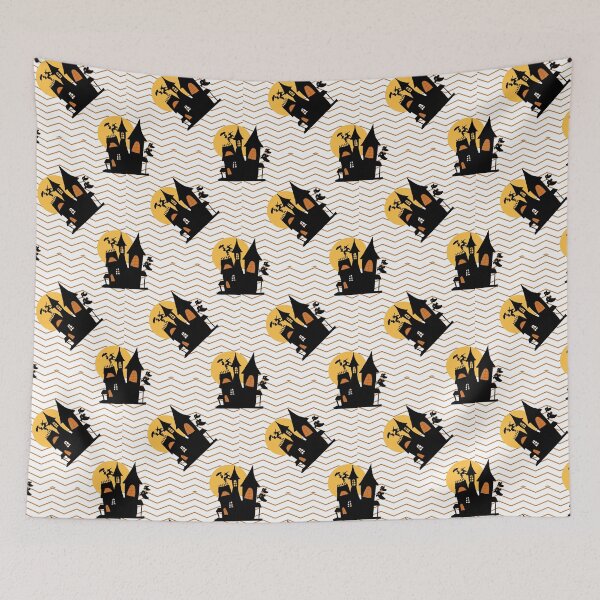 Item preview, Haunted House Pattern Halloween Alternative Costume Idea designed and sold by MimsTees.