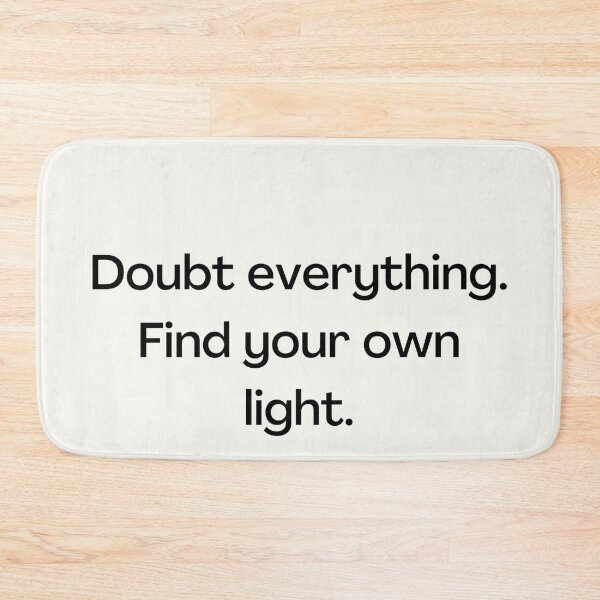Item preview, Doubt everything. Buddha, quote sticker designed and sold by Chill-designz.