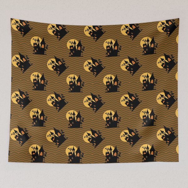 Item preview, Haunted House Pattern Halloween Alternative Costume Idea designed and sold by MimsTees.
