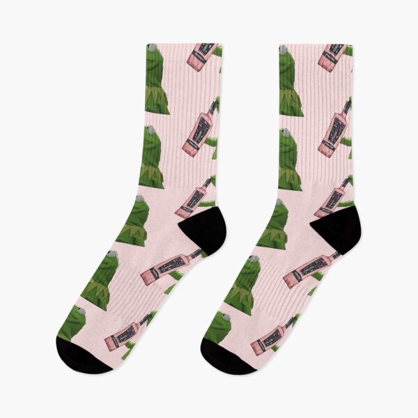 Item preview, Kermit sipping pink whitney designed and sold by etsymerch.