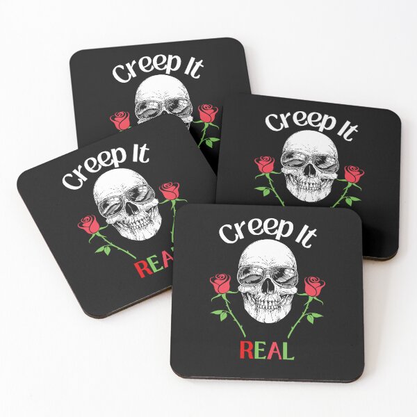Item preview, Creep It Real Skull Aviator Sunglasses Retro Red Roses designed and sold by OutdoorsZee1.