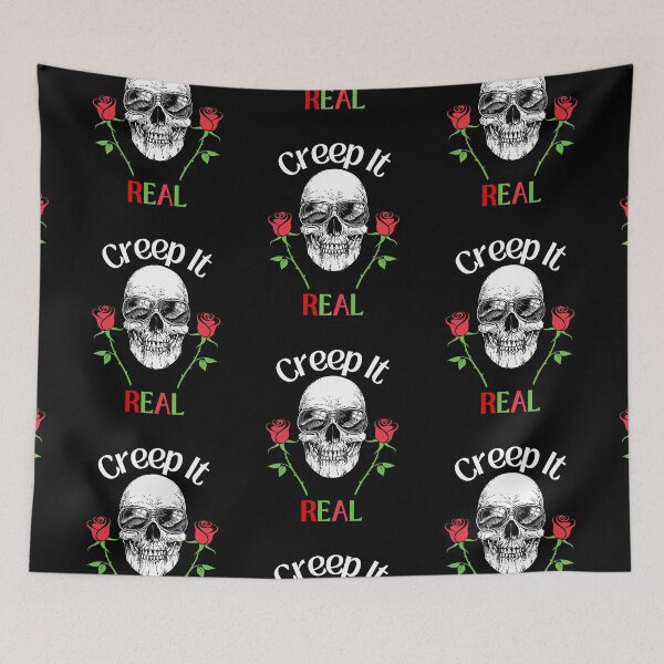 Item preview, Creep It Real Skull Aviator Sunglasses Retro Red Roses designed and sold by OutdoorsZee1.