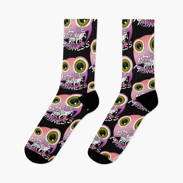 Item preview, Life Needs A Bit Of Madness Crazy Smiley Face Grinning Hilarious Crazy Funny Saying designed and sold by Sonatablue.