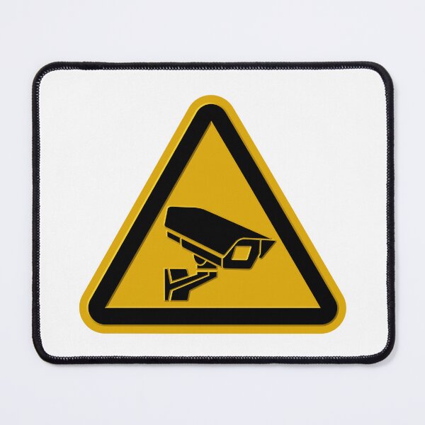 Item preview, CCTV Sign embossed  designed and sold by pictapix.