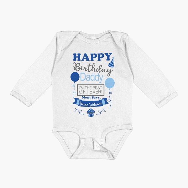 Item preview, Happy Birthday Daddy Baby Onesie designed and sold by SunshneSurvival.