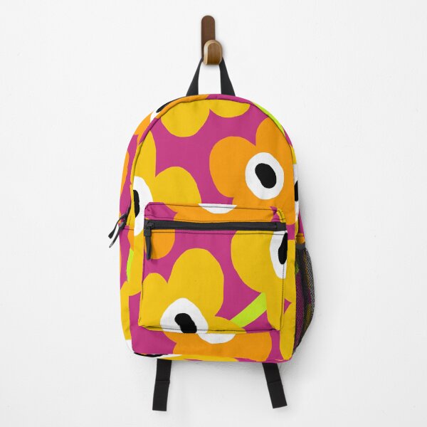 Item preview, Bold Modern Scandinavian Garden in Hot Pink and Orange designed and sold by Deutschic.