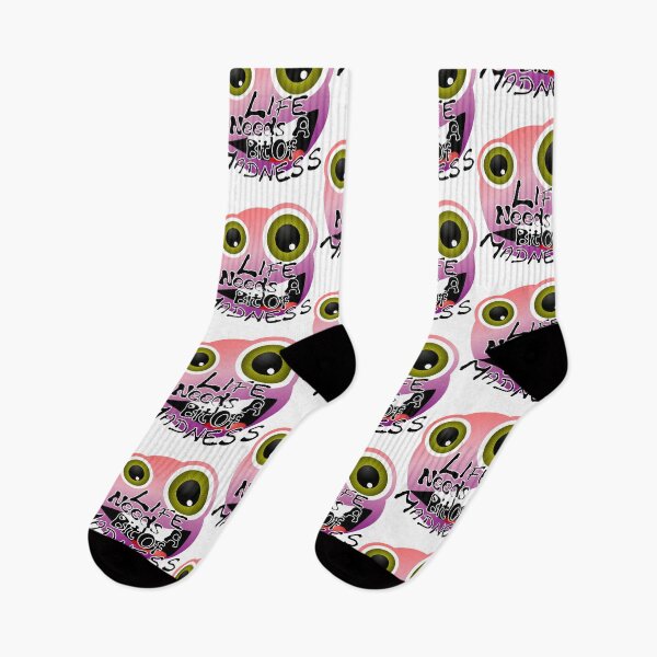 Item preview, Life Needs A Bit Of Madness Crazy Smiley Face Grins Hilarious Crazy Funny Saying designed and sold by Sonatablue.