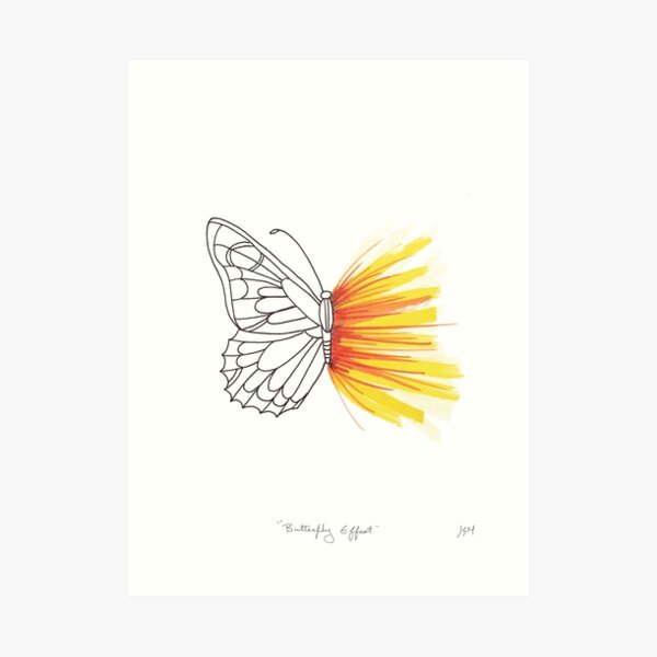 Butterfly Effect Art Prints Redbubble