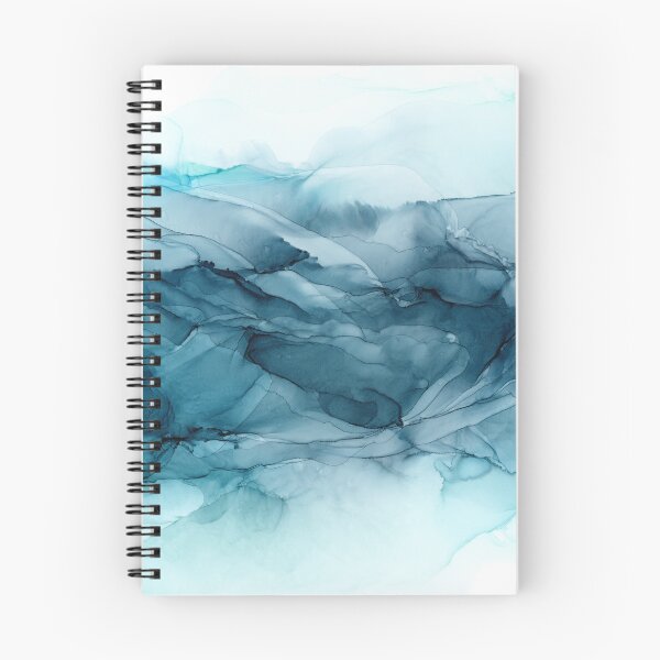 Item preview, Calming Blue Ocean Flows Abstract Painting designed and sold by Elizabeth  Karlson.