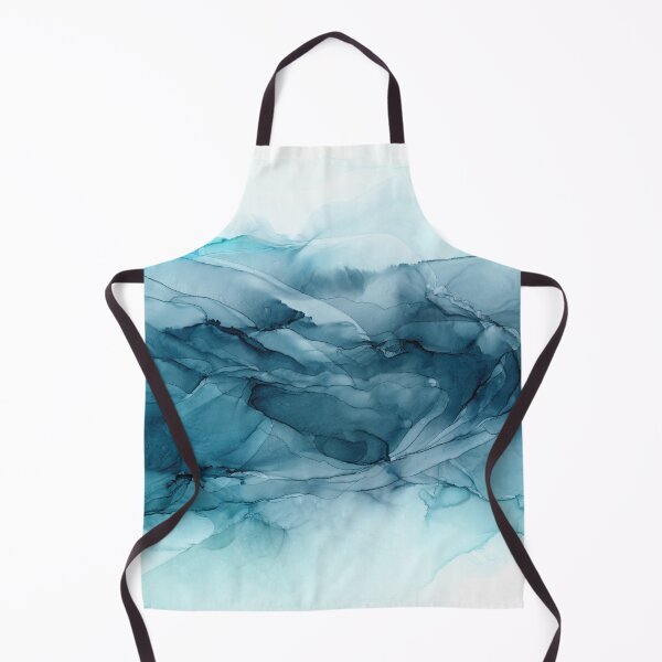 Item preview, Calming Blue Ocean Flows Abstract Painting designed and sold by Elizabeth Karlson.