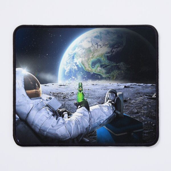 Item preview, Astronaut on the Moon with beer ⛔ HQ-quality, BESTSELLER designed and sold by etsymerch.