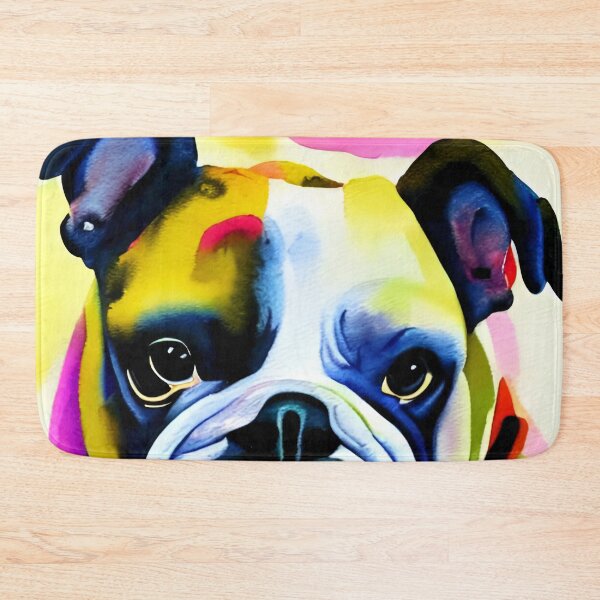 Item preview, Colourful British Bulldog designed and sold by RTrivella.
