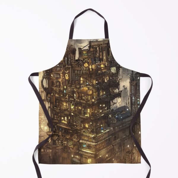 Item preview, Steampunk City Cyberpunk designed and sold by Art-of-AI.