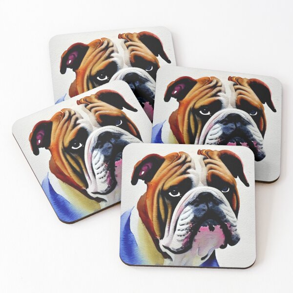 Item preview, Colourful British Bulldog designed and sold by RTrivella.