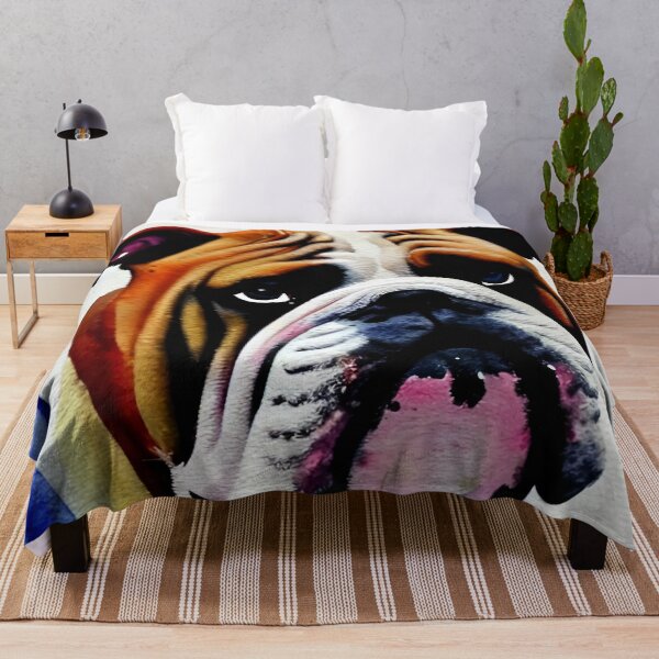 Item preview, Colourful British Bulldog designed and sold by RTrivella.