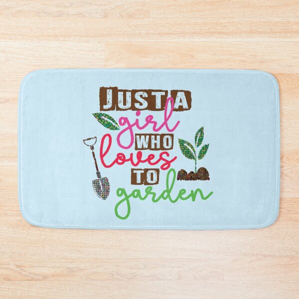 Item preview, Funny Gardening Design - Just a girl who loves to garden ? designed and sold by jamie Omahen.