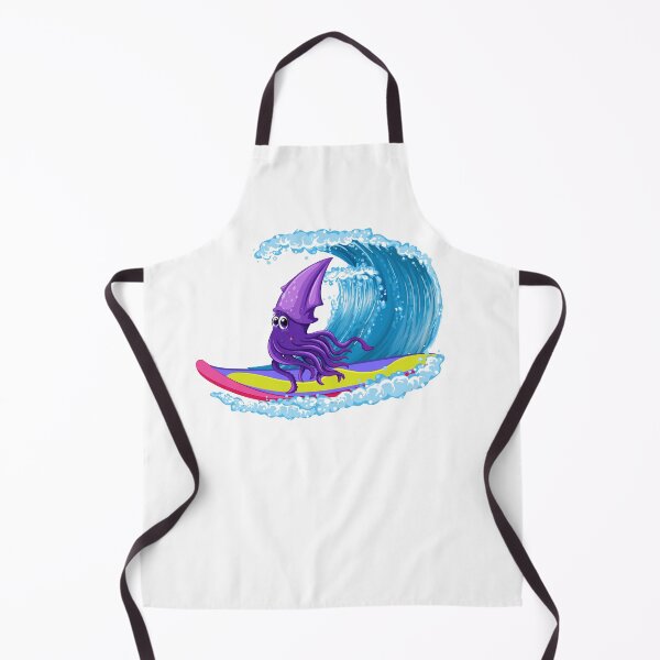 Item preview, Octopus surfing in the ocean - Illustration design designed and sold by NerimaxCreative.