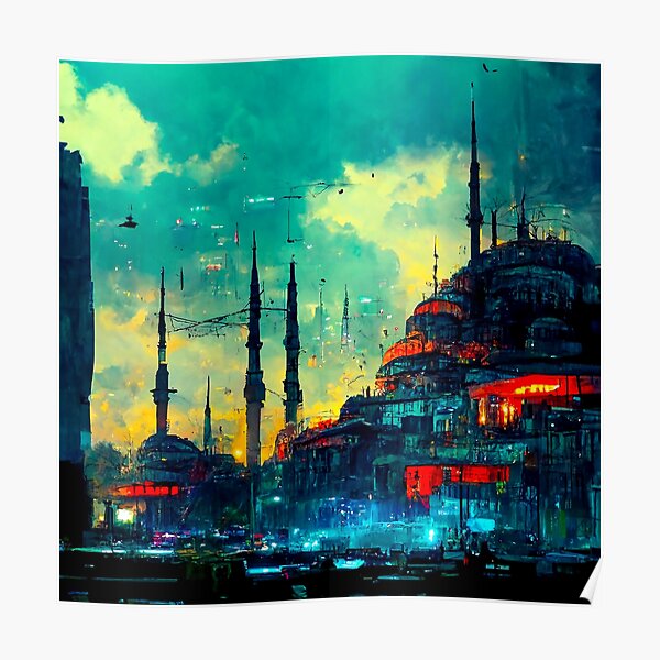 Cyberpunk İstanbul Poster